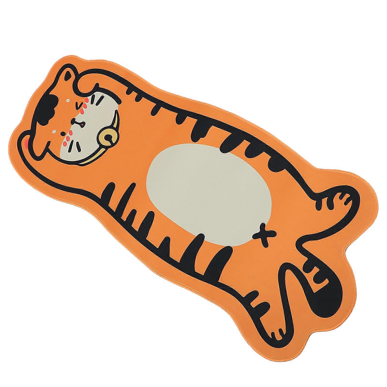 Cute Orange Cat Mouse Pad Animal Mouse Pad for Office Use 1Pcs