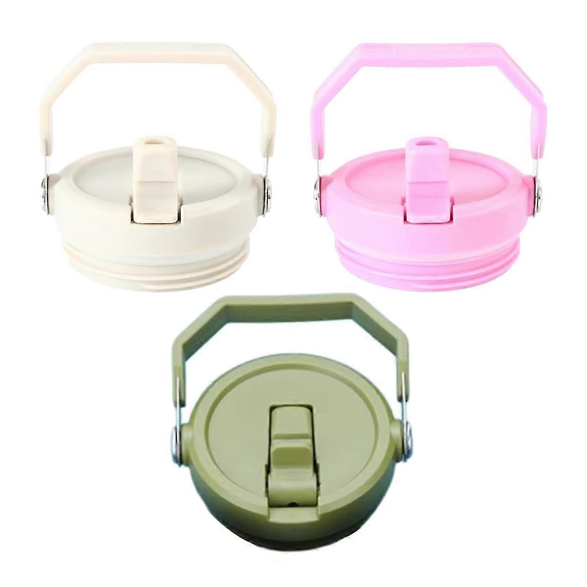 Plastic Cup Lid Set 2 Pack Compatible with 30oz Water Bottles Dustproof Design