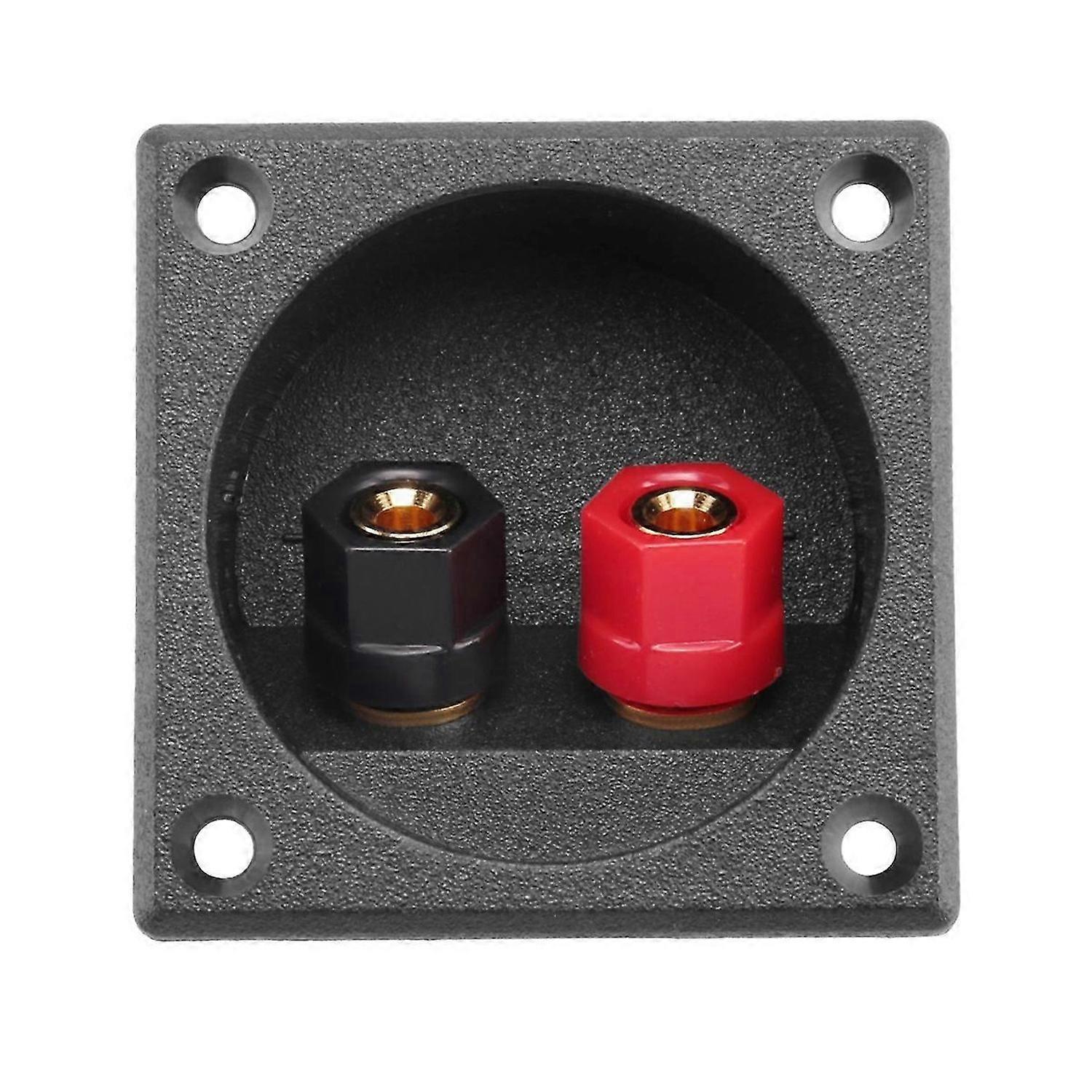 Square Board Binding Post Speaker Box Terminal Cup Wire Cable Box Connector