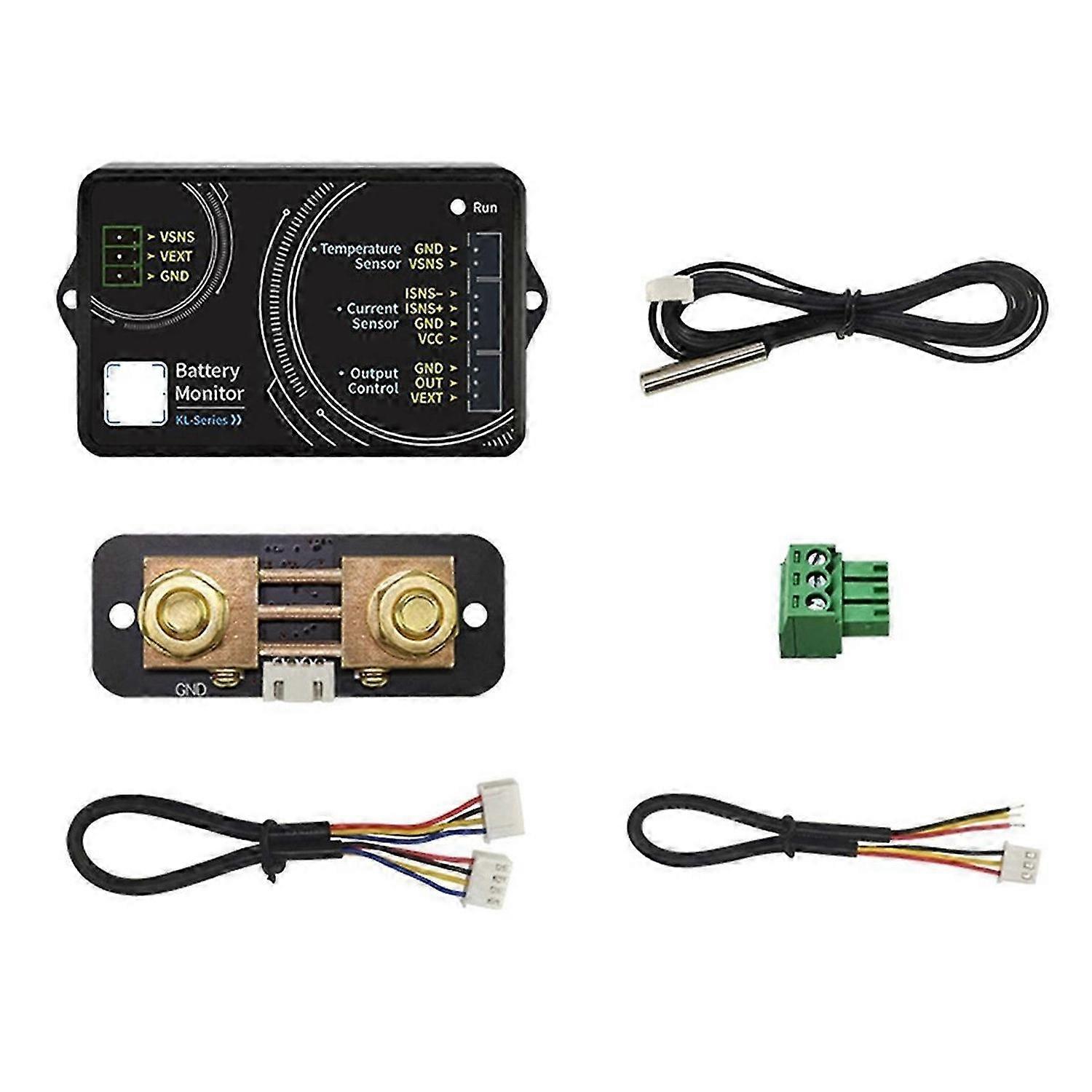 KL110F 0-120V 0-100A Battery Monitor Bluetooth Battery Tester Voltage Current VA Meter Battery Coulo