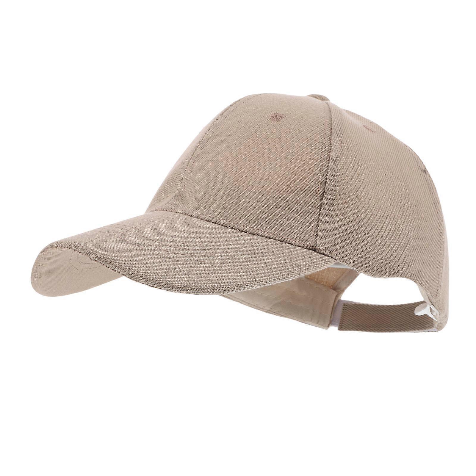 Summer Vintage Hat Protective Cap For Running Breathable Comfort Khaki 1Pack