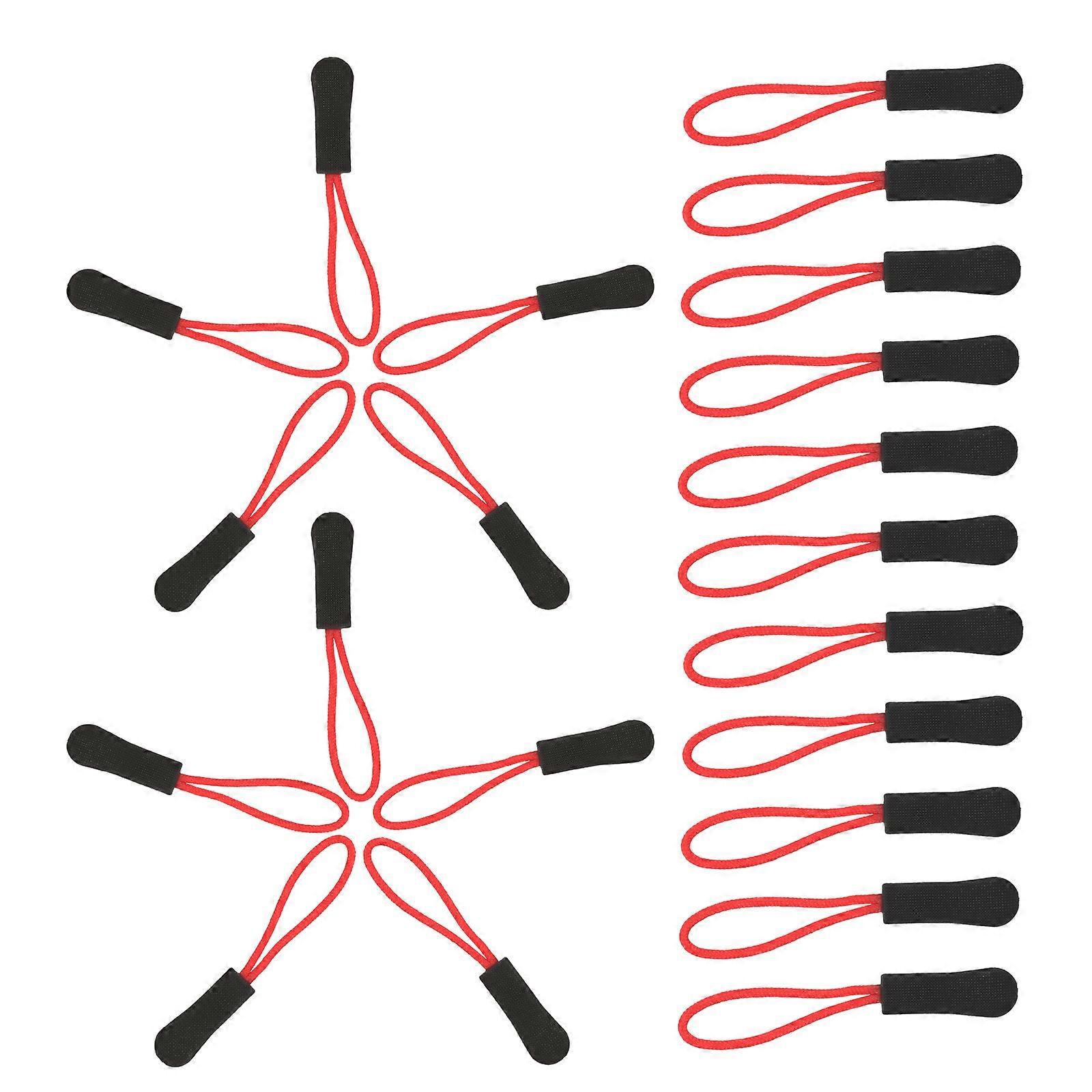 Heavy Duty Zipper Pull Extender for Replacement 50Pcs Durable Multi Color Nylon