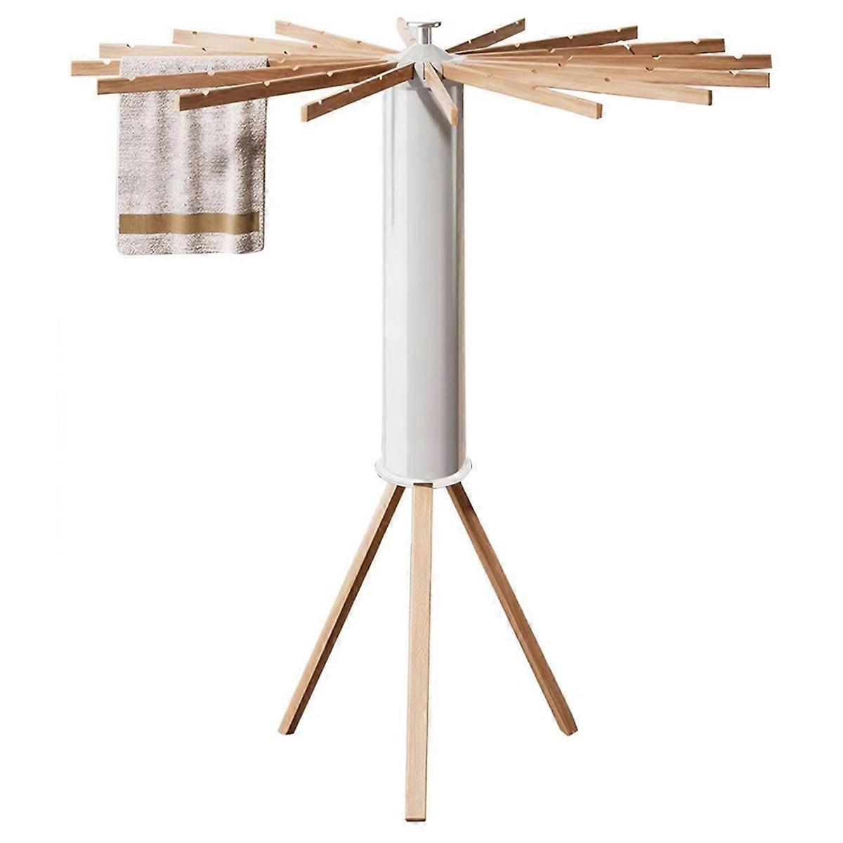 Tripod Clothe Drying Rack,Portable Foldable Clothes Drying Rack,White