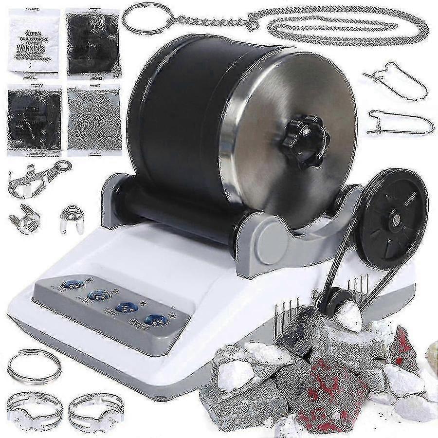 Silent Rock Tumbler for Home Use with Vibration-Free Operation
