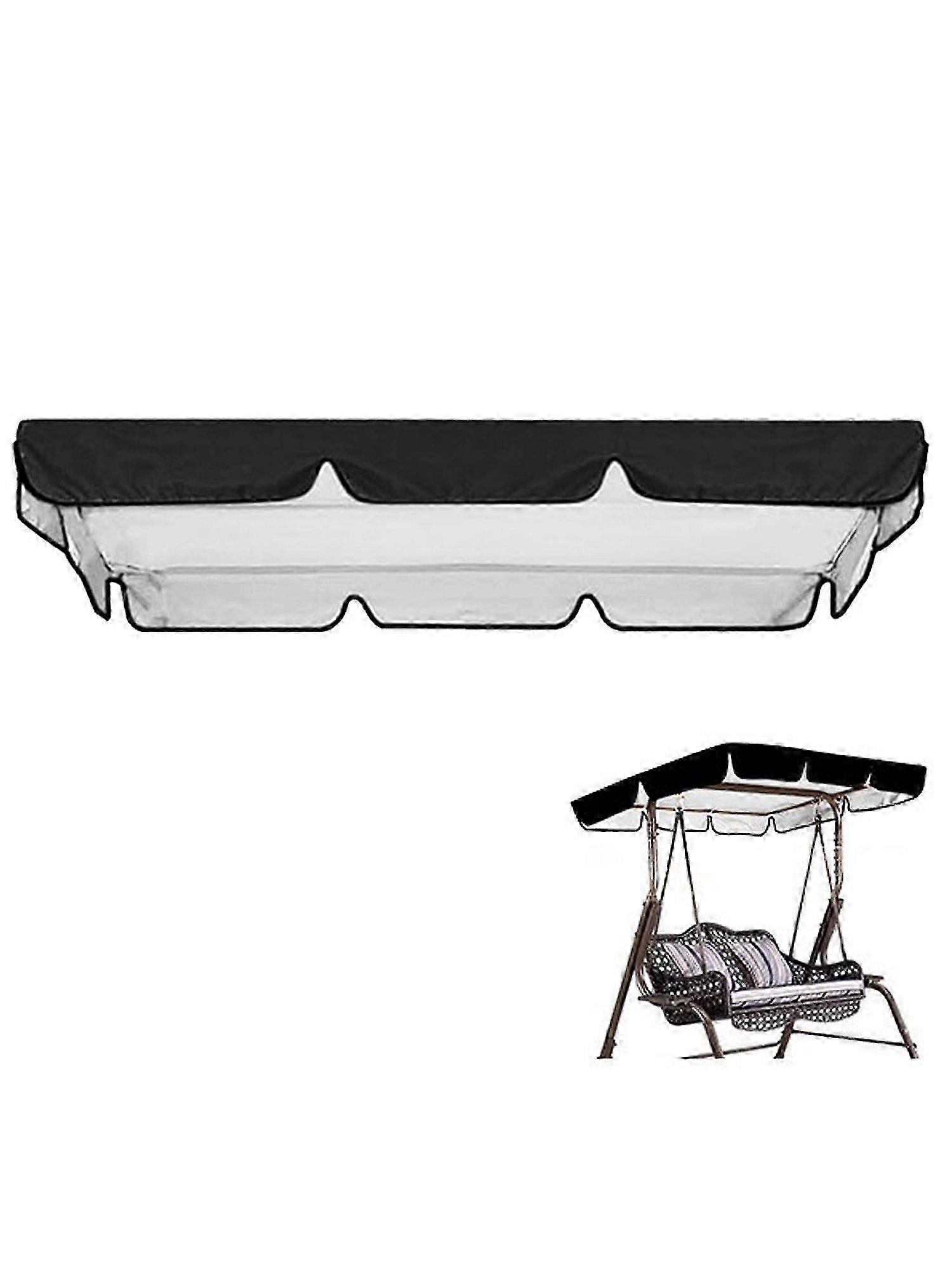 "Hollywood Style Swing Canopy Replacement for 3-Seater Outdoor Swings"