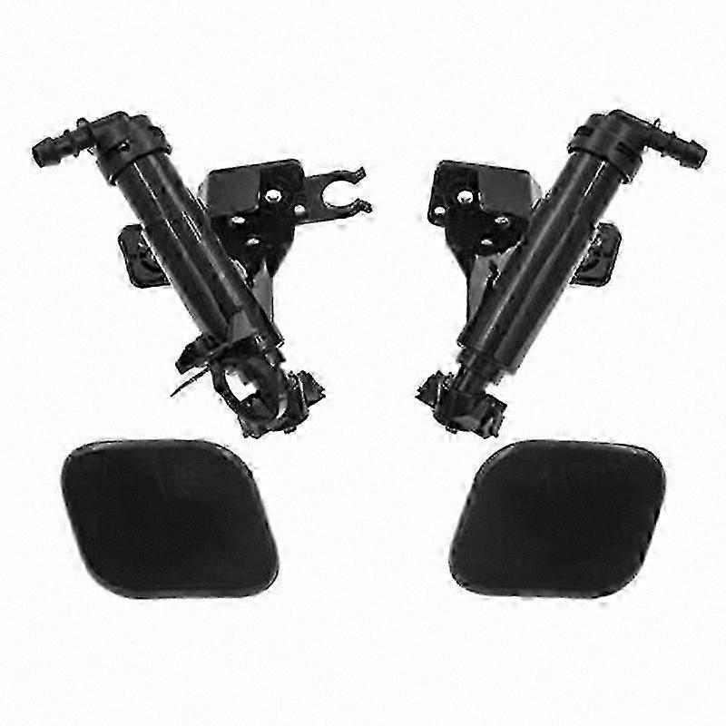 Front Headlight Washer Nozzle Trim Cover Compatible with Compact Cars 2012-2016 Replacement for Part Numbers 98671-A2700 98672-A2700