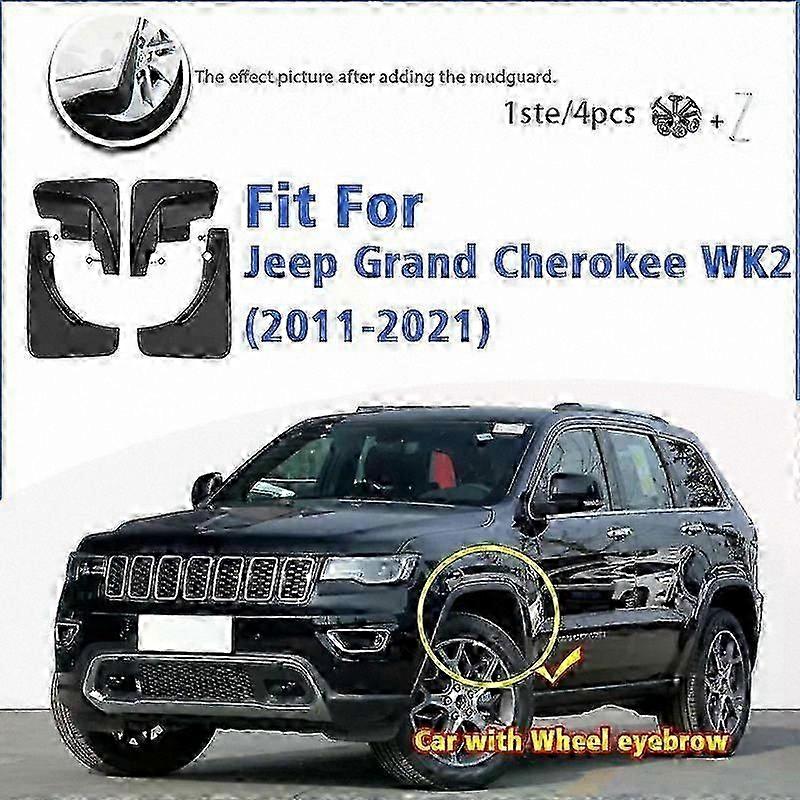 Premium Front and Rear Mudflaps for SUVs 2011-2021, Durable Splash Guards, Stylish Fender Protection, Car Accessories for Enhanced Vehicle Styling