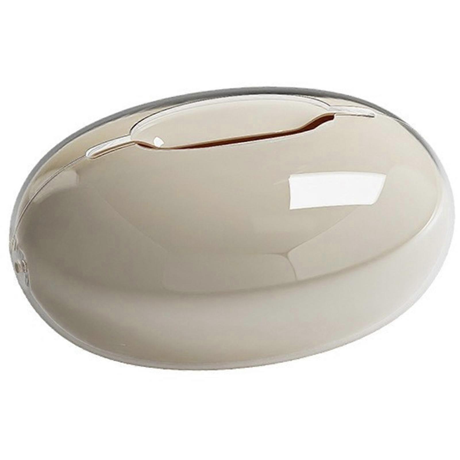 Oval Tissue Box Cover Tissue Holder Dispenser Plastic Tissue Organizer