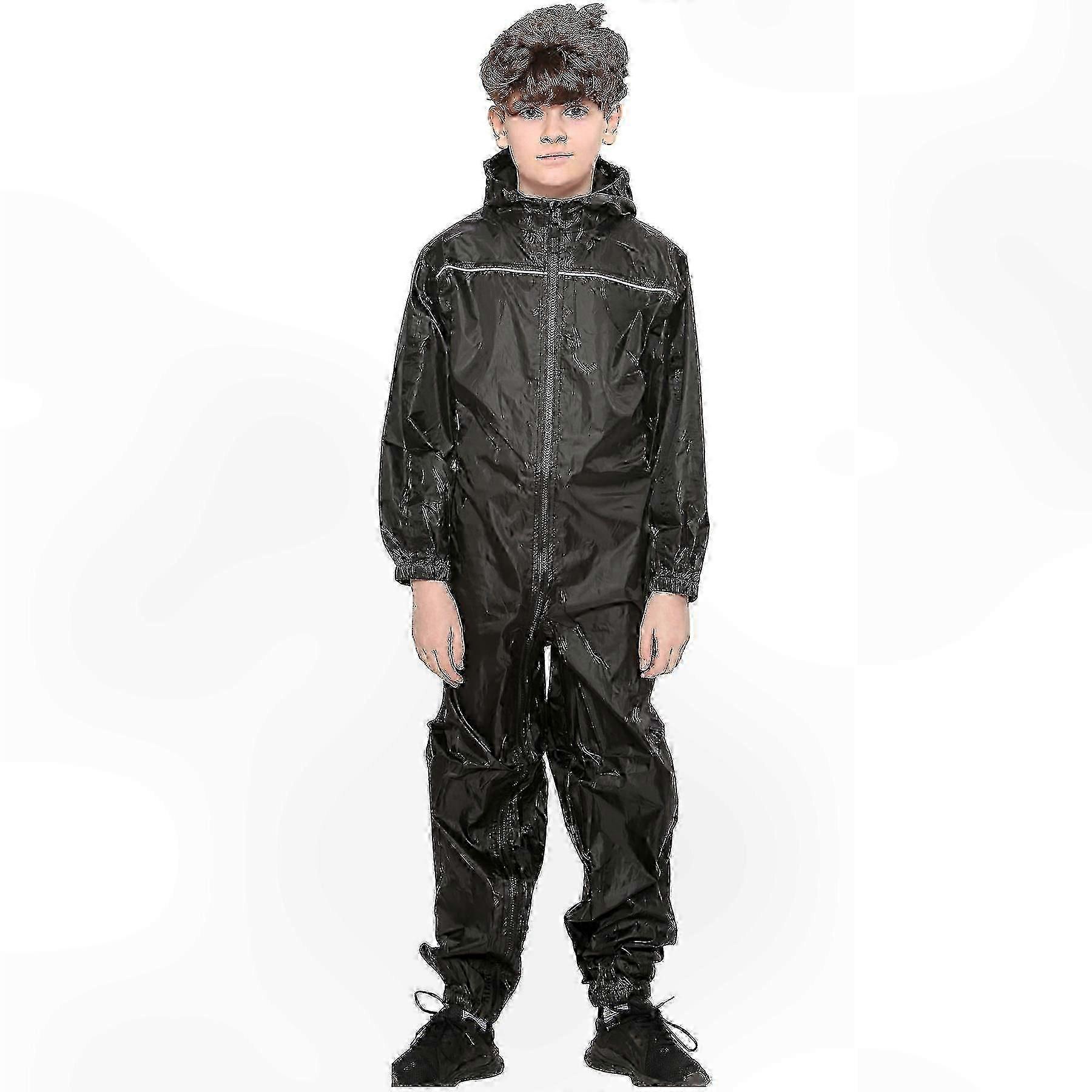 Unisex Waterproof Hooded Suit with Full Coverage Rain Protection