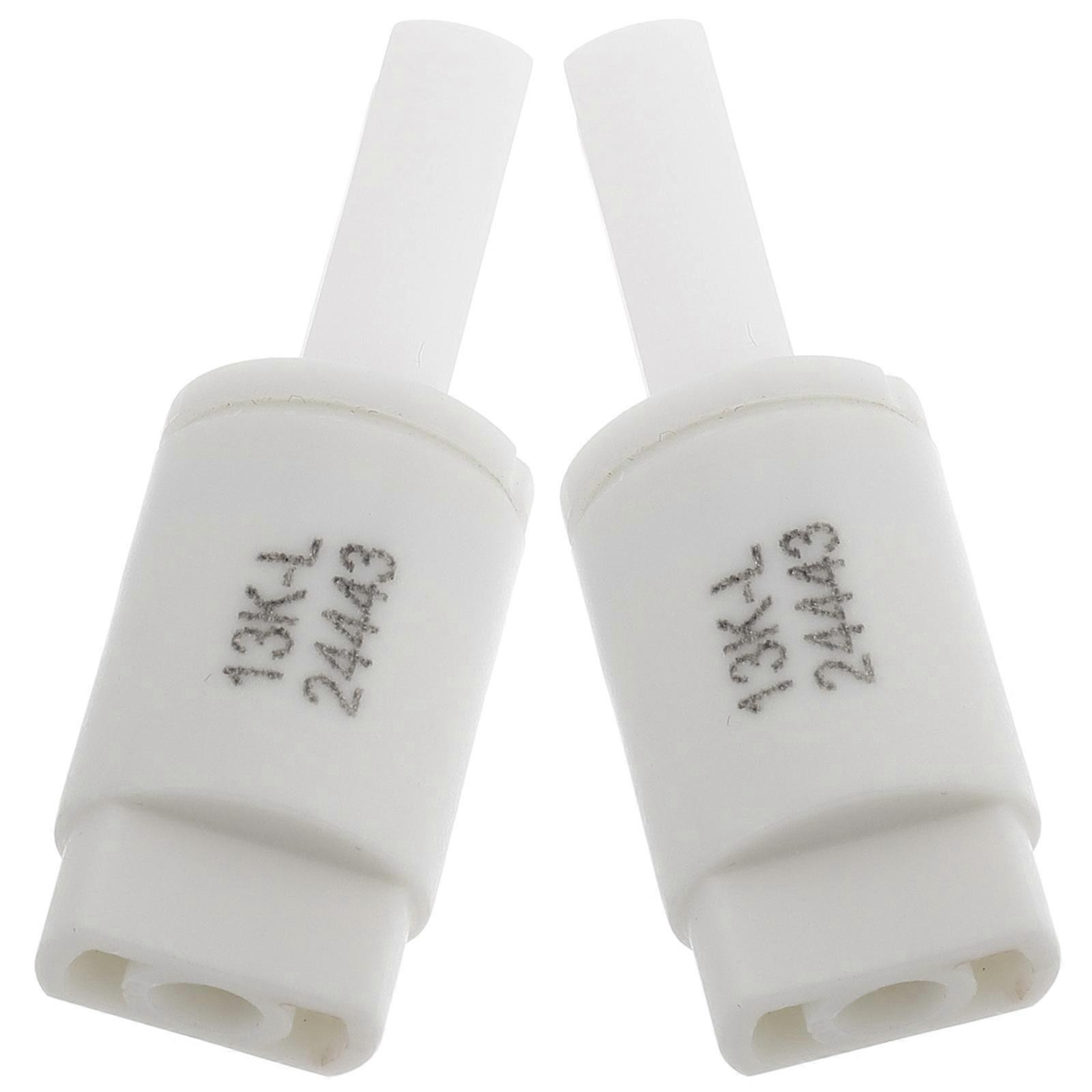 Soft Close Toilet Seat Damper Kit for Gentle Descent 8Pcs White