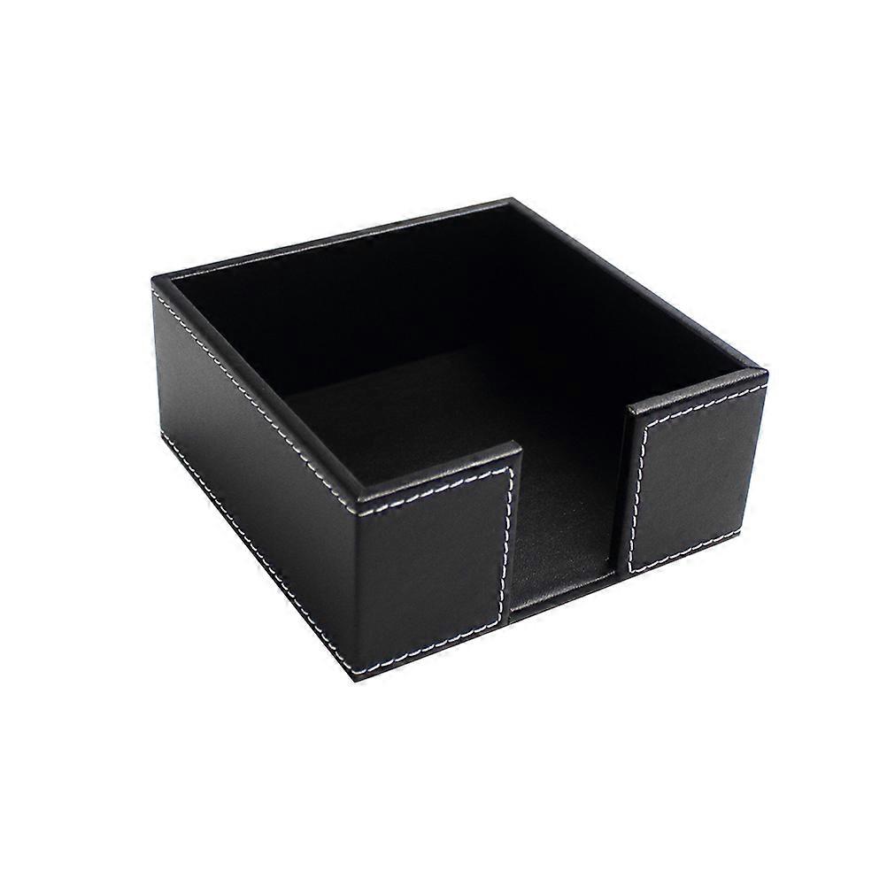 Vintage Tissue Box PU Napkin Box for Tissues Use 3Pcs Black