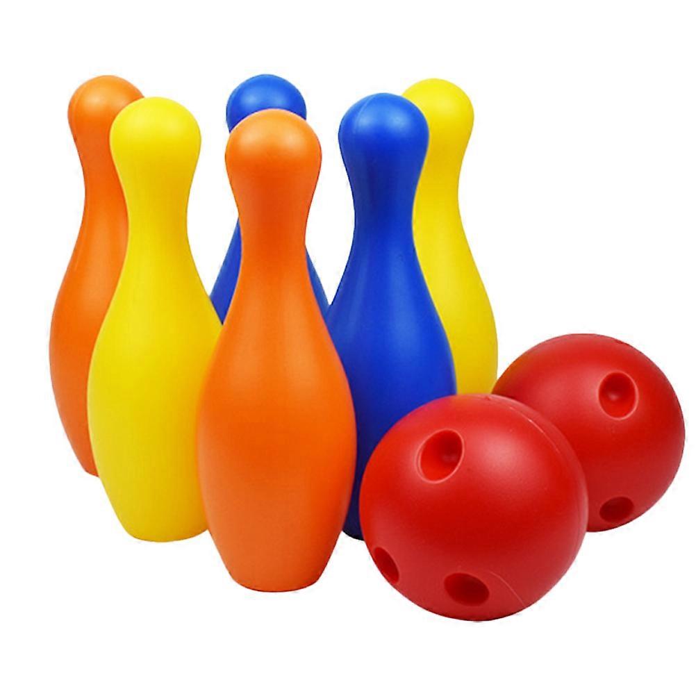 Plastic Bowling Kids Bowling Set for Playing 2Pcs Assorted Color Activity