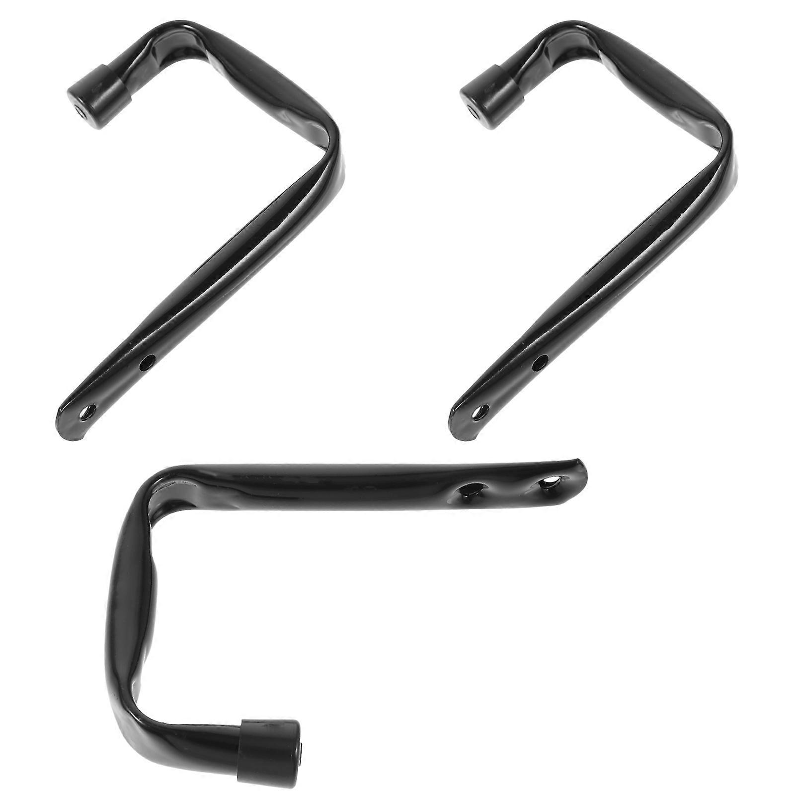 Garage Storage Hooks Heavy Duty Utility Hooks For Home Organization 12.5X7CM Black Tool Organization 3Pcs