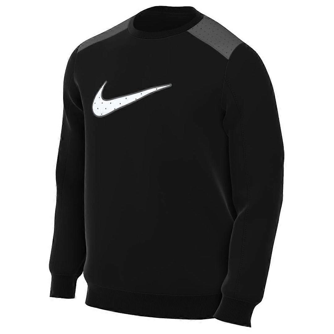 Nike Large Swoosh Logo Black Jumper