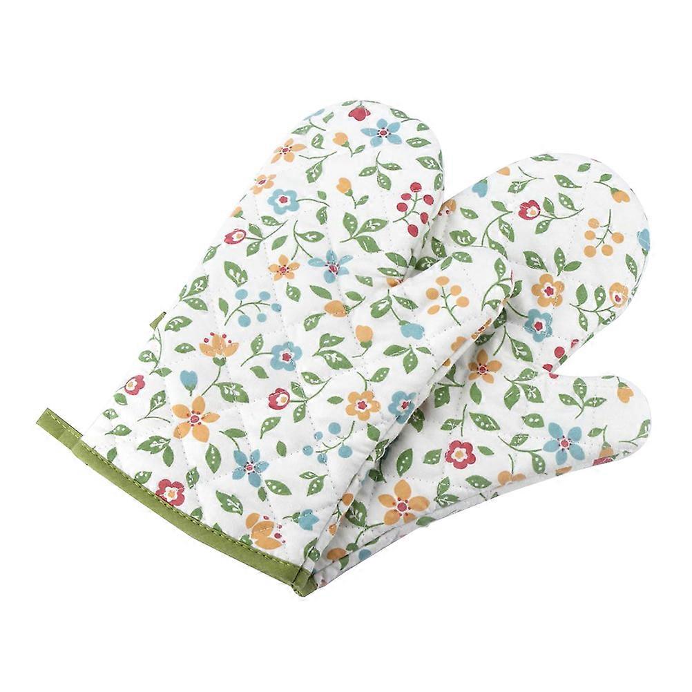 Oven Gloves Baking Protective Glove for Anti-Hot Use 2Pairs Assorted Color