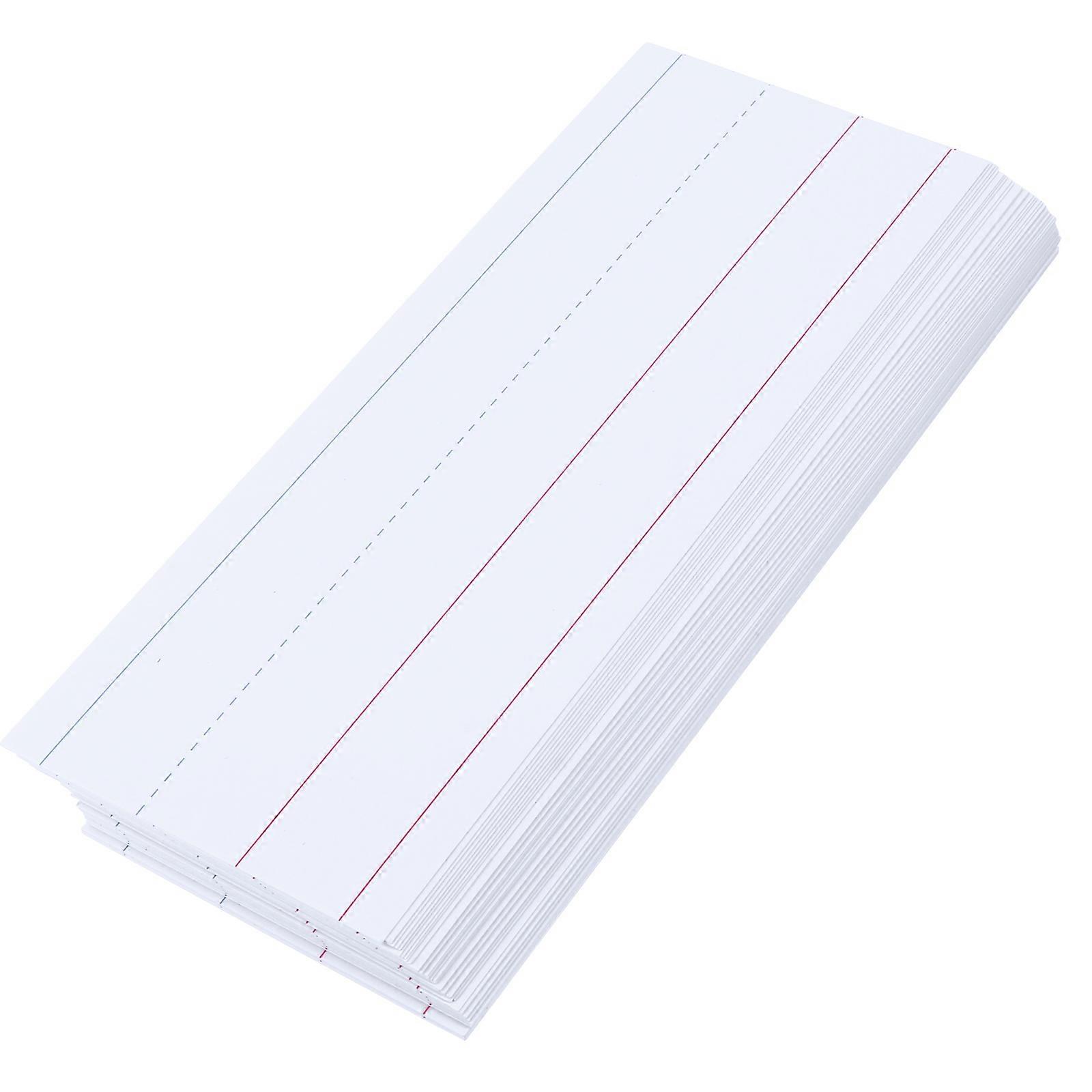 Learning Sentences Strip Classroom Supply for Teaching Use 150Pcs Beige Paper