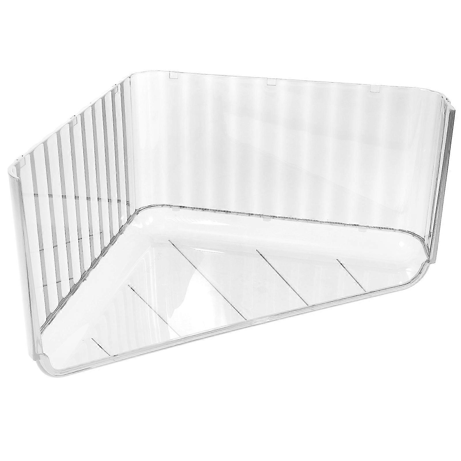 Transparent Pet Triangle Jewelry Holder for Jewelry Storage 2Pcs Stackable Plates