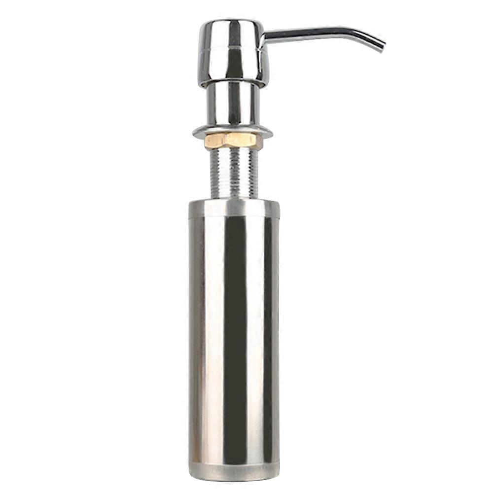 Soap Pump Bottle Metal Dispenser for Kitchen Use 2Pcs Assorted Color