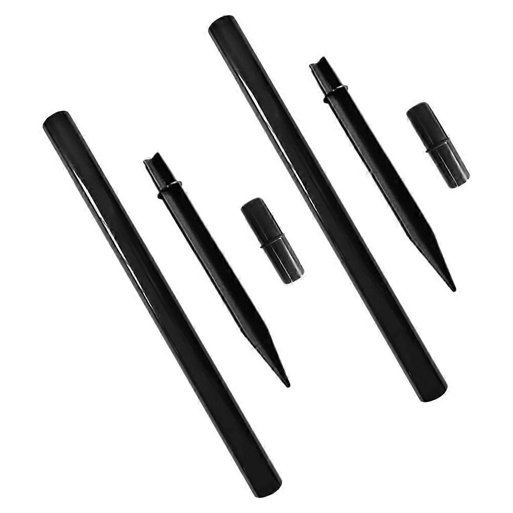 Black Plastic Replacement Stakes for Solar Outdoor Garden Lights 2Sets
