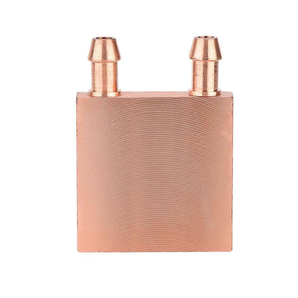 Copper Water Cooling Block for Graphics GPU Head CPU 40 * 40 * 10mm