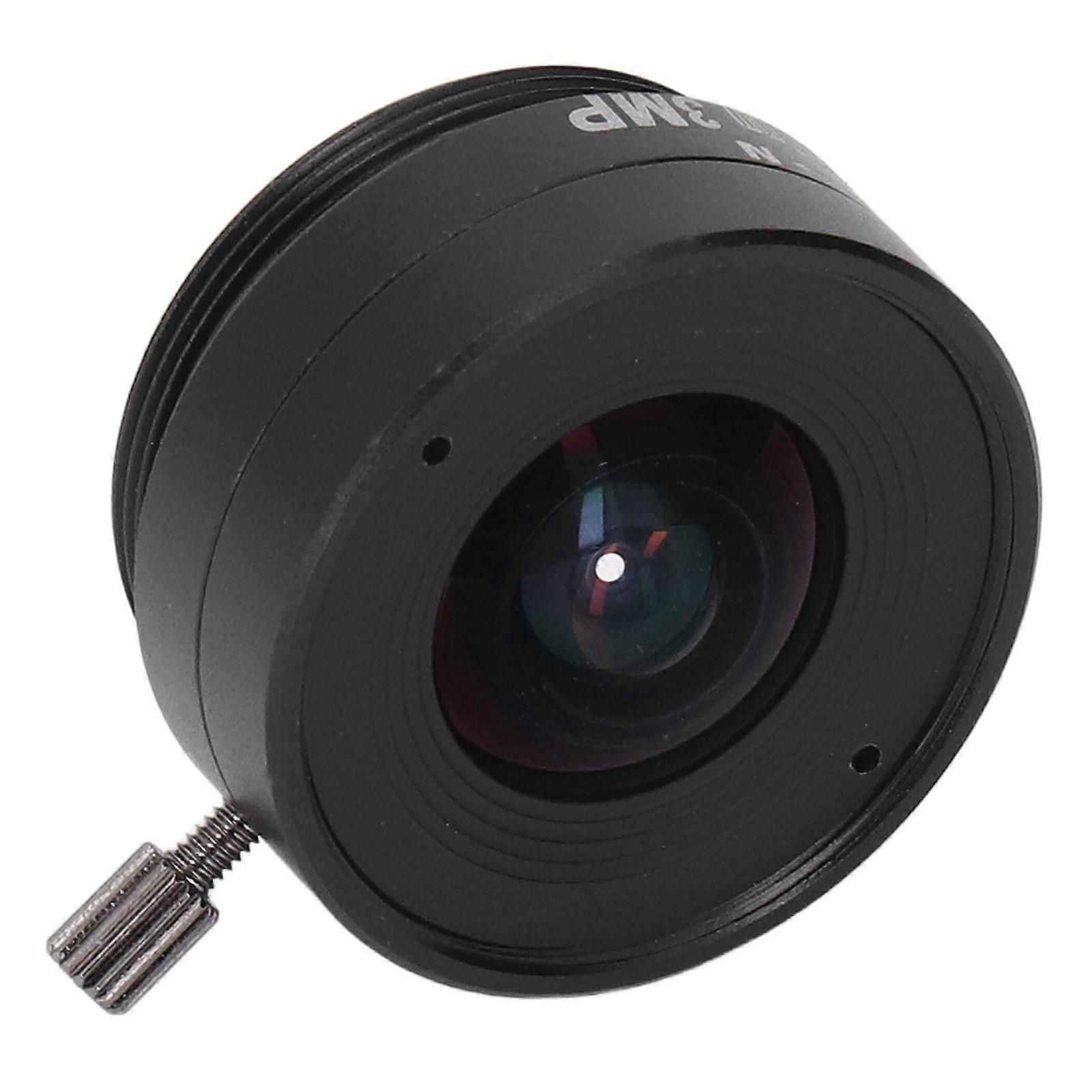 2.1mm 3MP CS Mount Lens Wide Angle CCTV Camera Lens Aluminum Alloy for Home Security Cameras