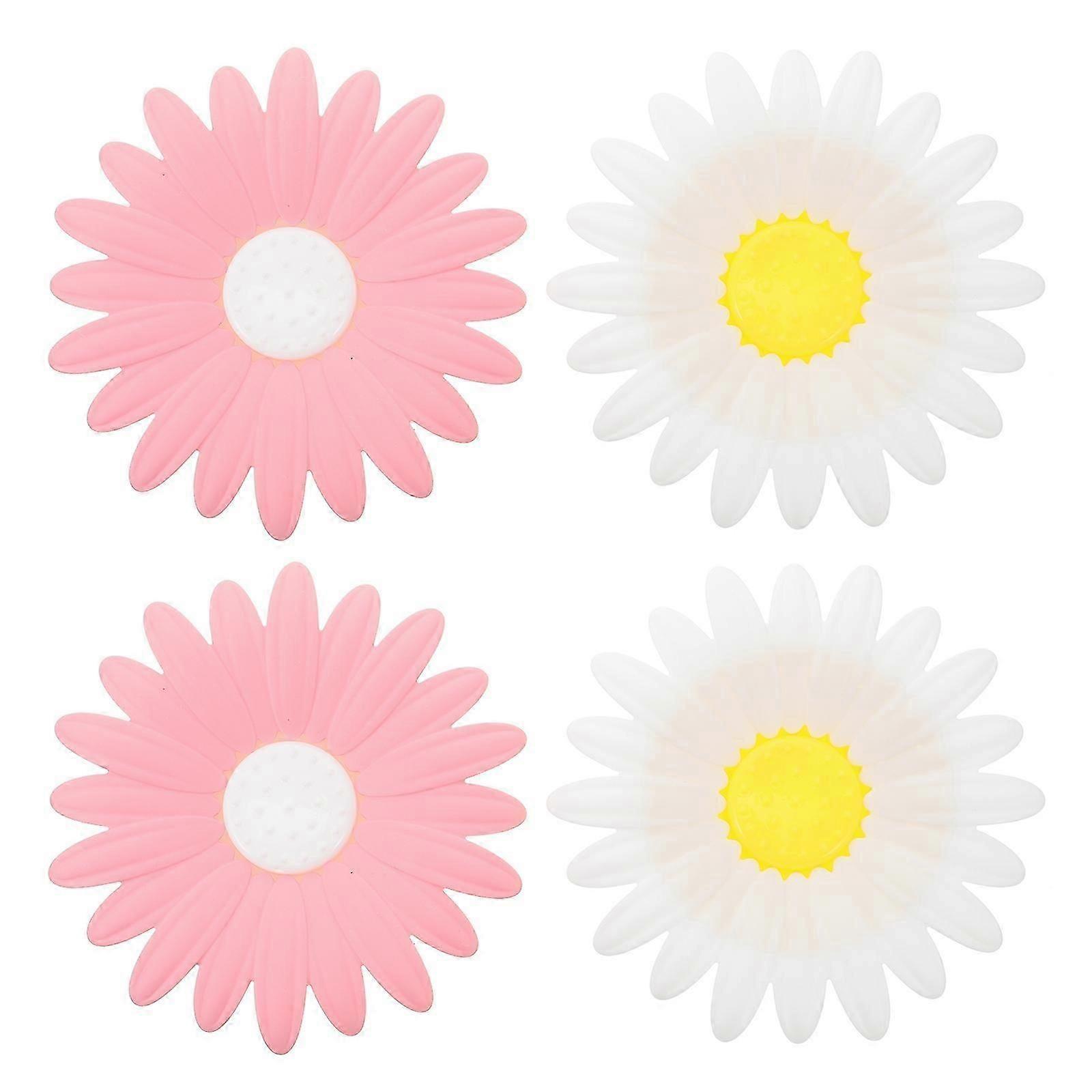 Plastic Soap Holder For Shower Double Layer Design 4Pcs