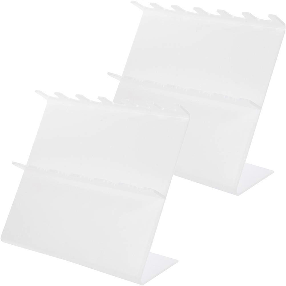 Laboratory Pipette Stand Plastic Holder for Sampling 2Pcs Micro Rack