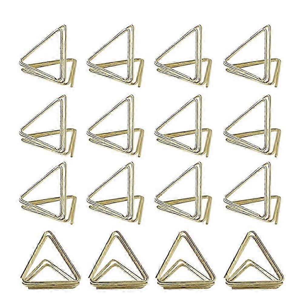 30Pcs Triangle Shape Card Holders Wedding Table Number Holders 25-26