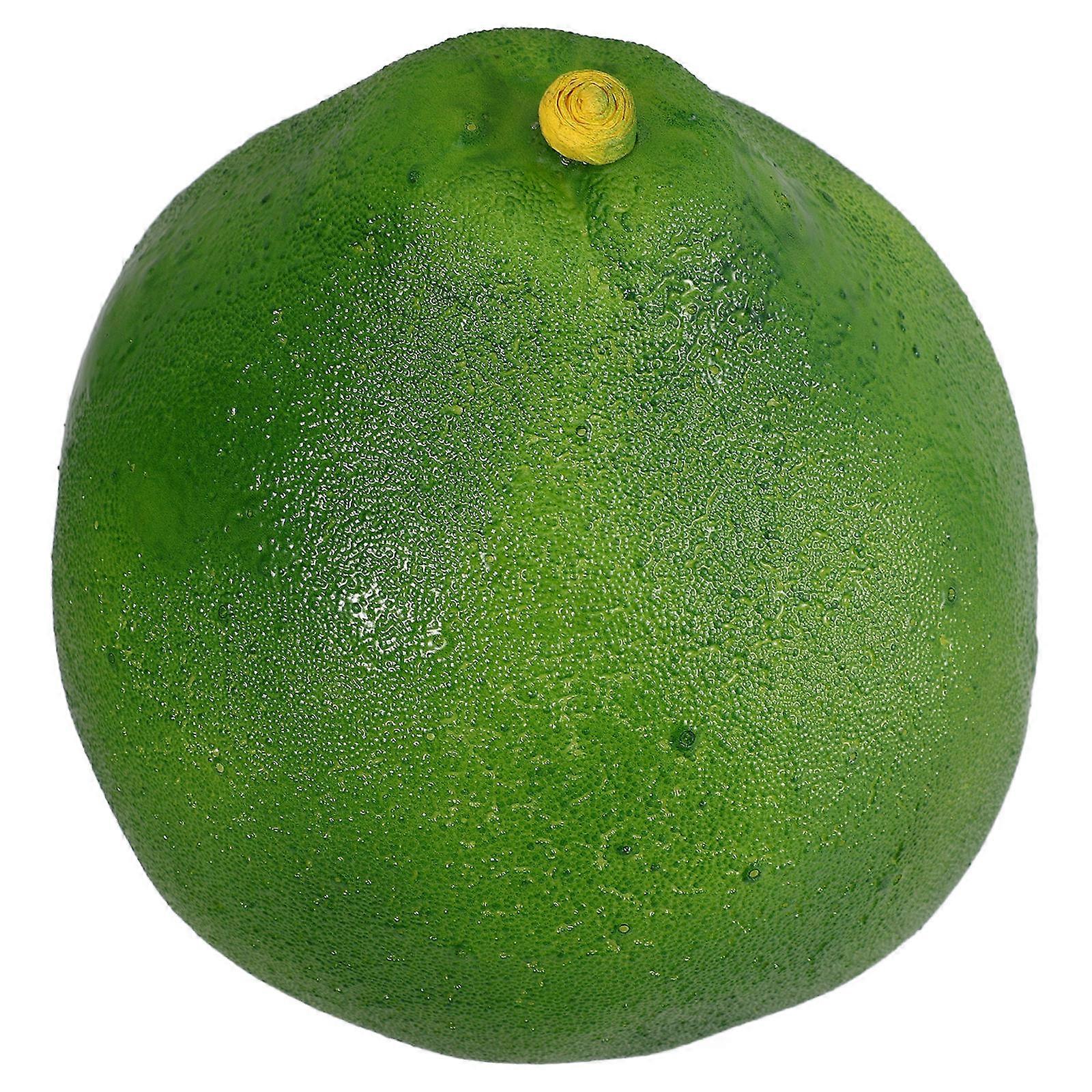 Fake Grapefruit Simulation Fruit For Display Counters And Fruit Shops With Realistic Design And Green Color 1Set