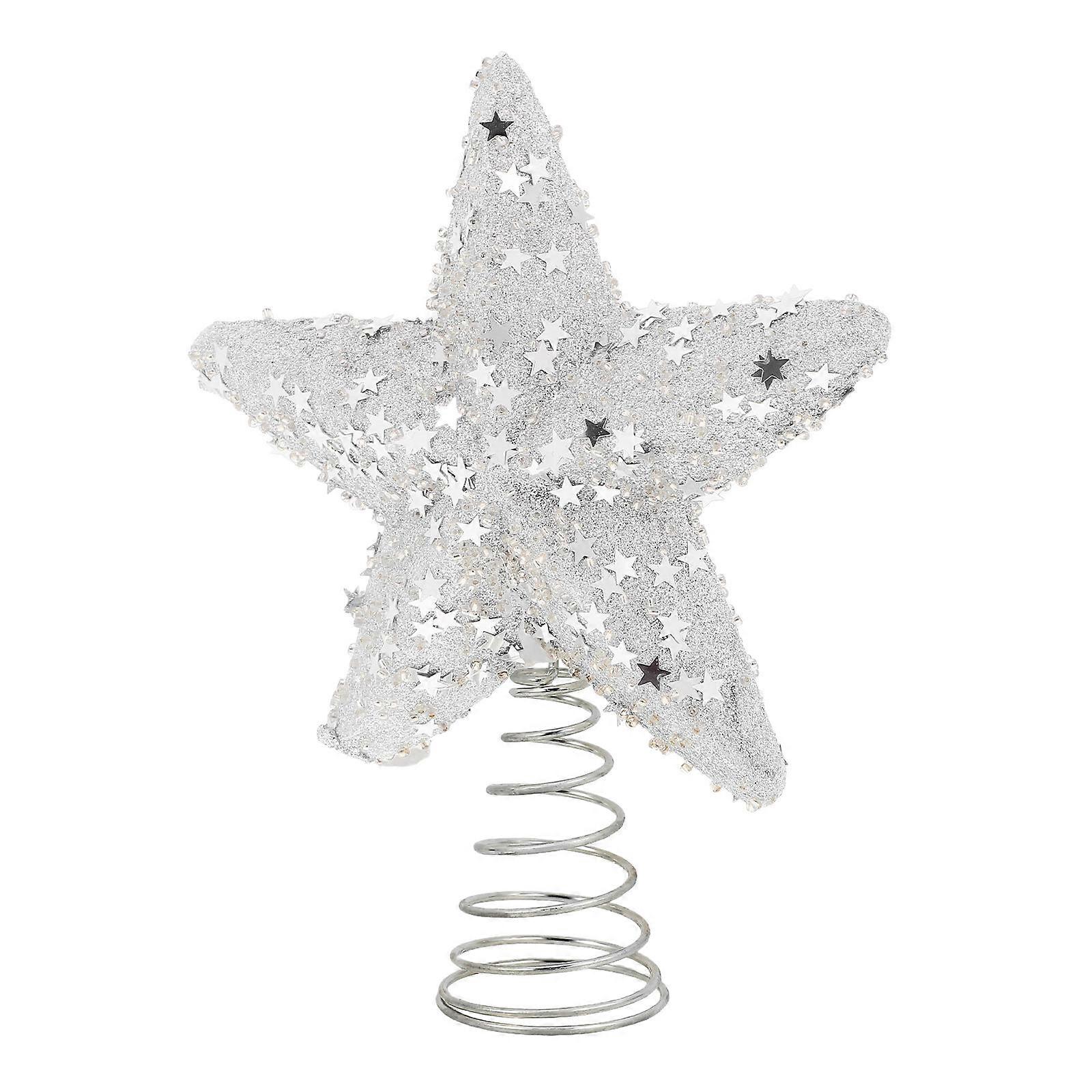 Tree Star Decoration Christmas Tree Topper for Decor 2Pcs