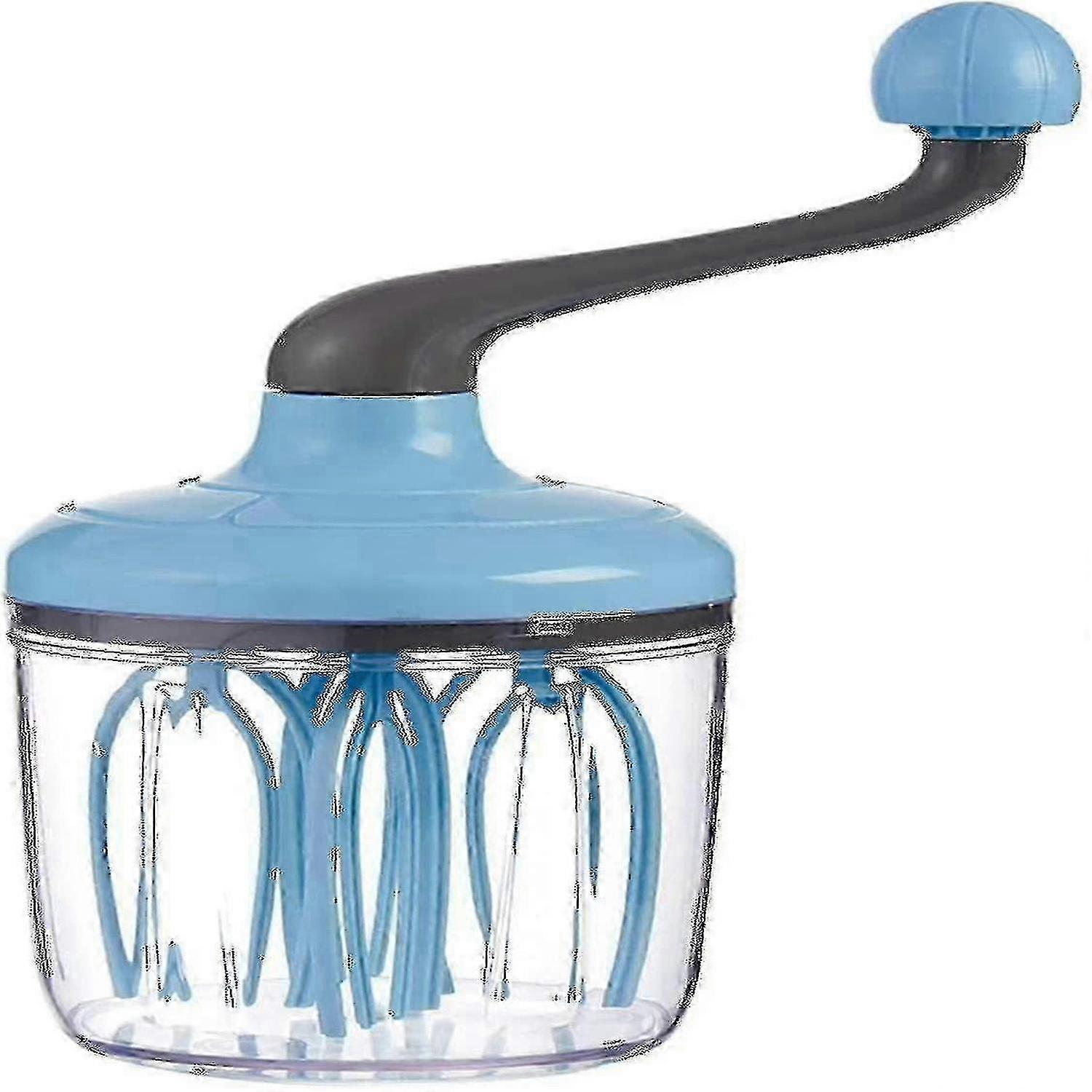 Rotations-Handbesen Manueller Schneebesen Eierschläger Rotary Handheld Eieraufschäumer Mixer zum Backen Kochen