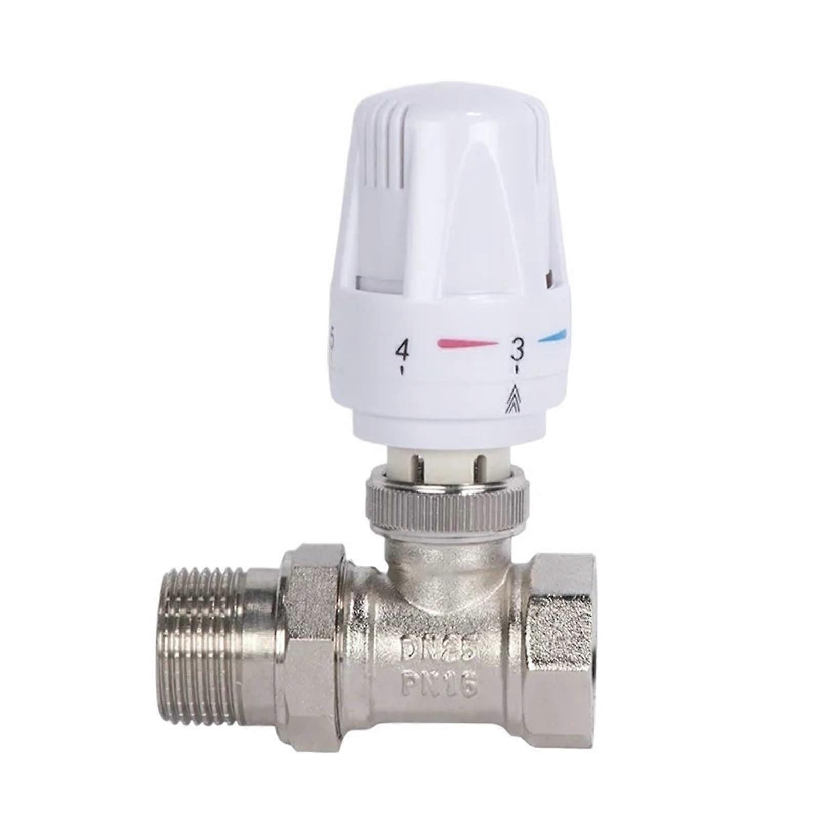 Angle Type Radiator Temperature Control Valve DN20 F Type Straight/ThreeWay PPR Hot Melt Actuator Thermostat