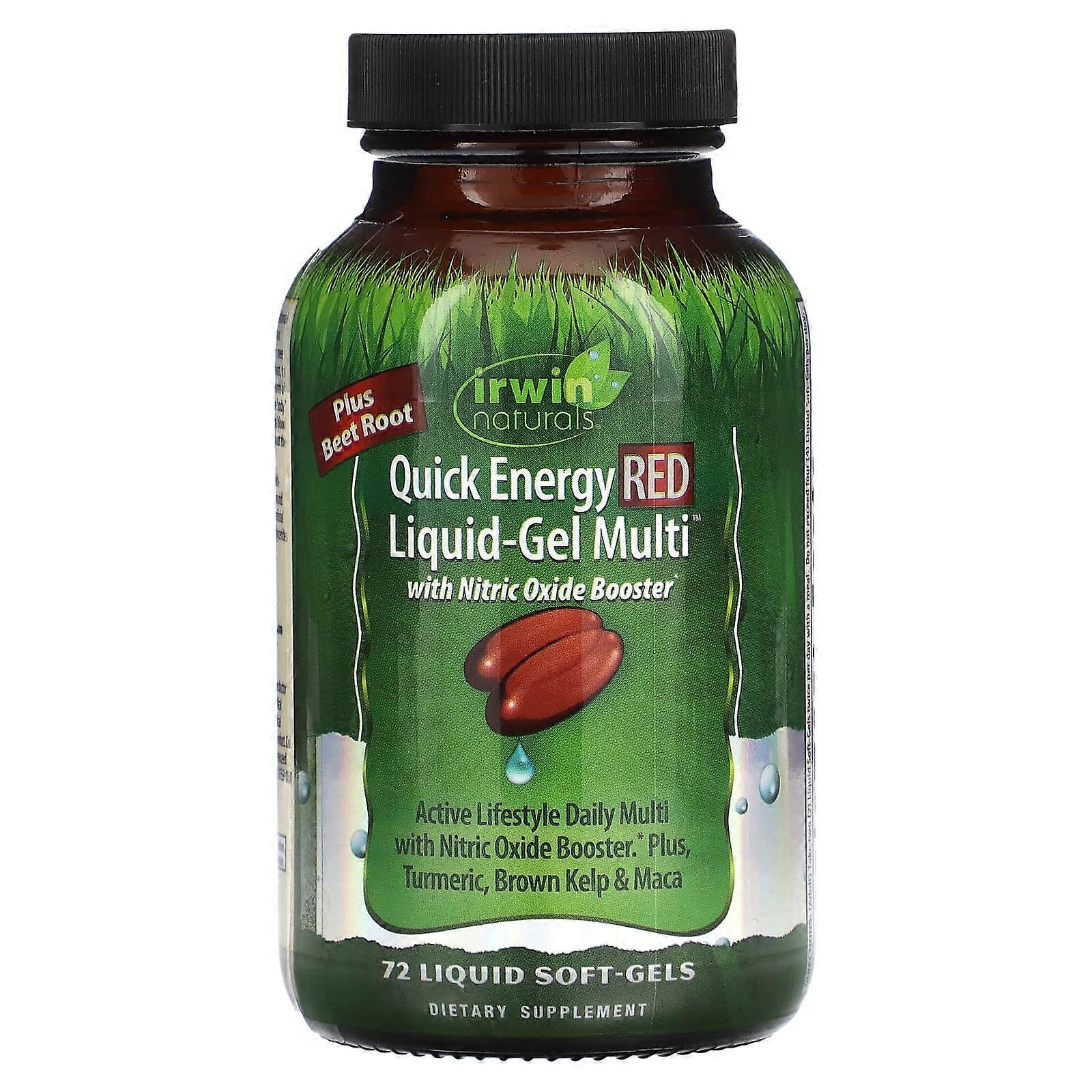Quick Energy Red Liquid-Gel Multi, 72 Liquid Soft-Gels