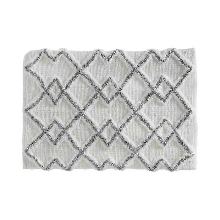 5five - tapis 50x75cm gris et blanc