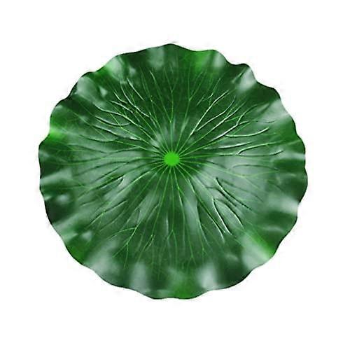 DOITOOL 2PCS 23.6" Artificial Lily Pads for Ponds, Floating Foam Lotus Leaves Ornaments Compatible with Pool, Aquarium Water Decoration