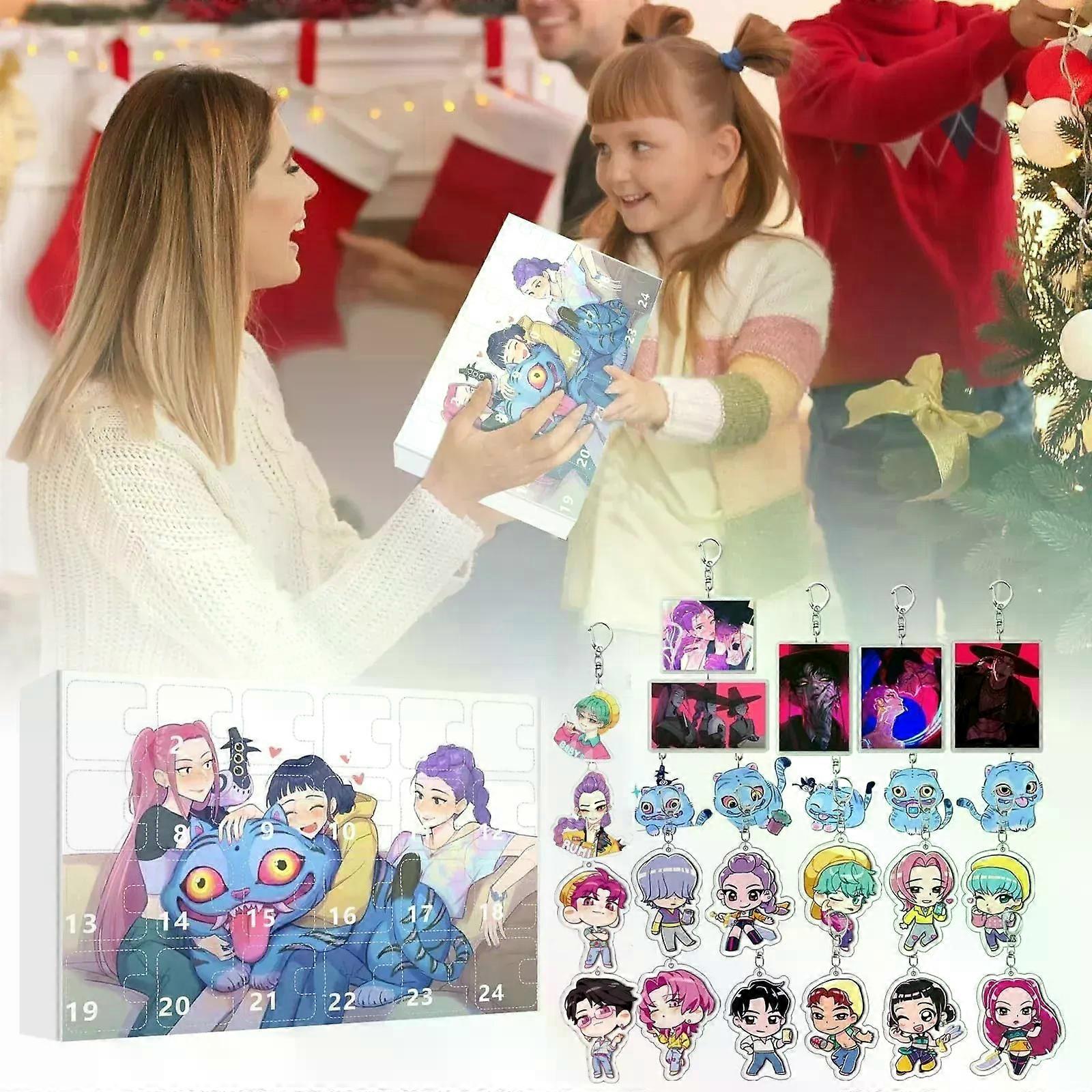 Demon Hunters Advent Calendar Demon Hunters Rumi Mira Zoey Tiger Christmas Countdown Advent Calendar Gift 24 Days