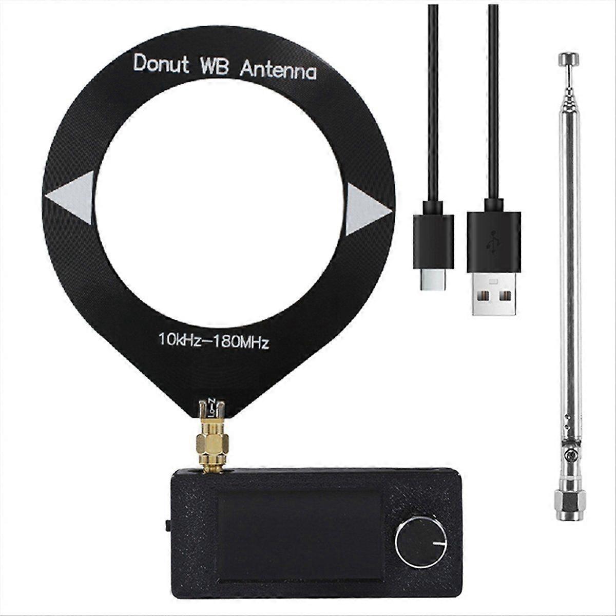 SI4732 Mini Radio 10khz-180 Mhz HF SW MW VHF Radio portable FM/AM/LSB/USB Radio avec 1,9 pouce IPS Sc