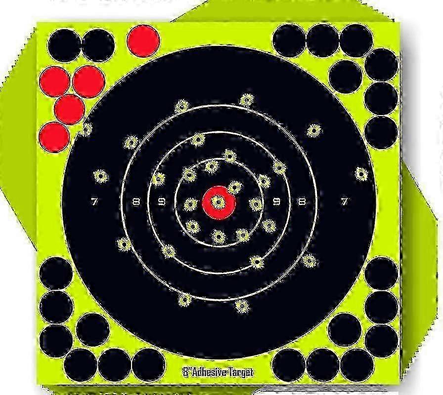 Hot 50 Pack of Fluorescent Self-Adhesive Target Stickers for Shooting Practice