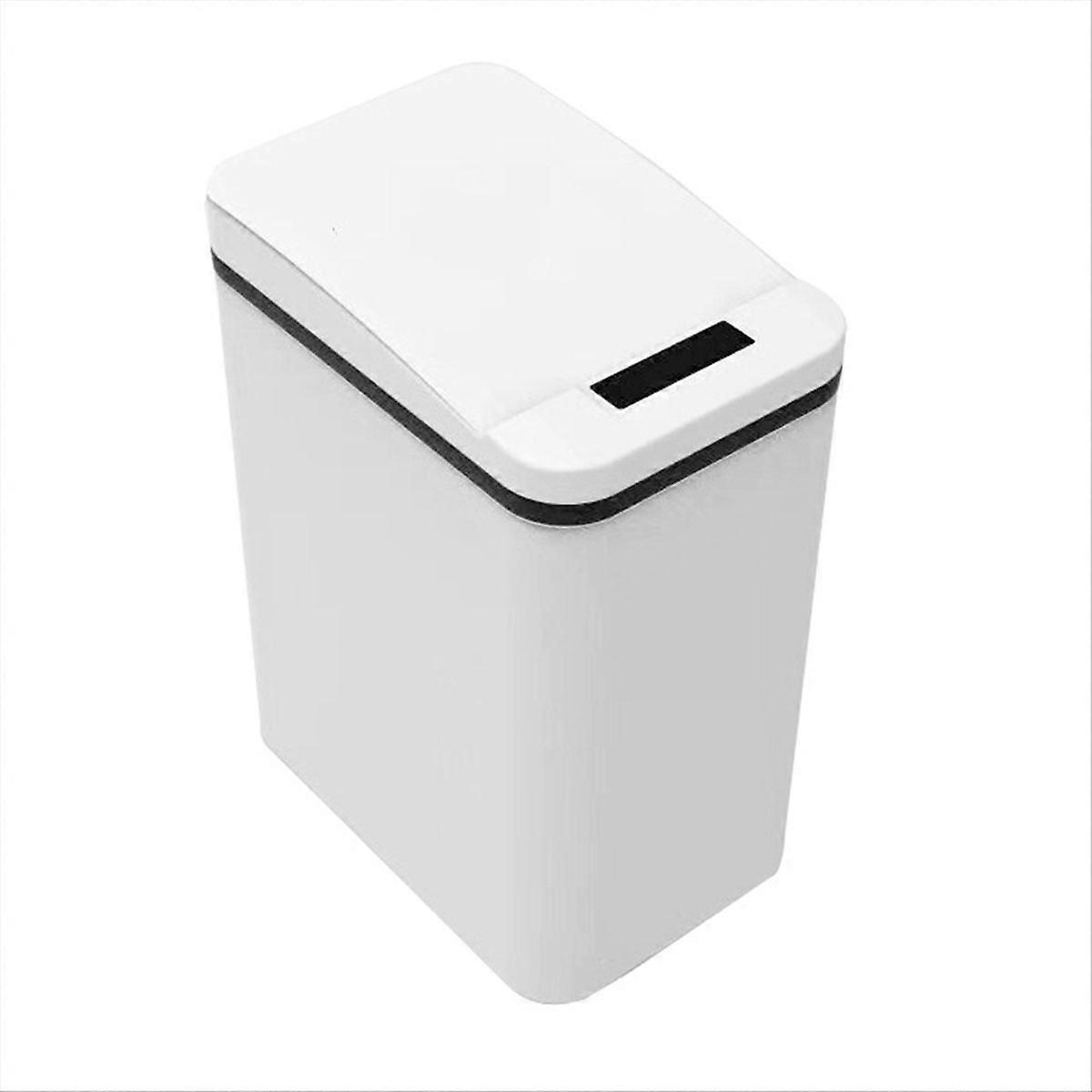 Non-Contact Bathroom Trash Can Automatic Motion Sensor Trash Can (A)