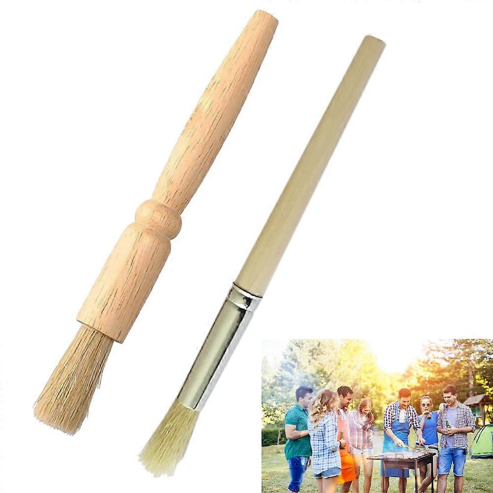 Grinder Brush Set, WoodenHandle Cleaning Brushes For Espresso Machines, Burr Grinders, And Coffee Machines