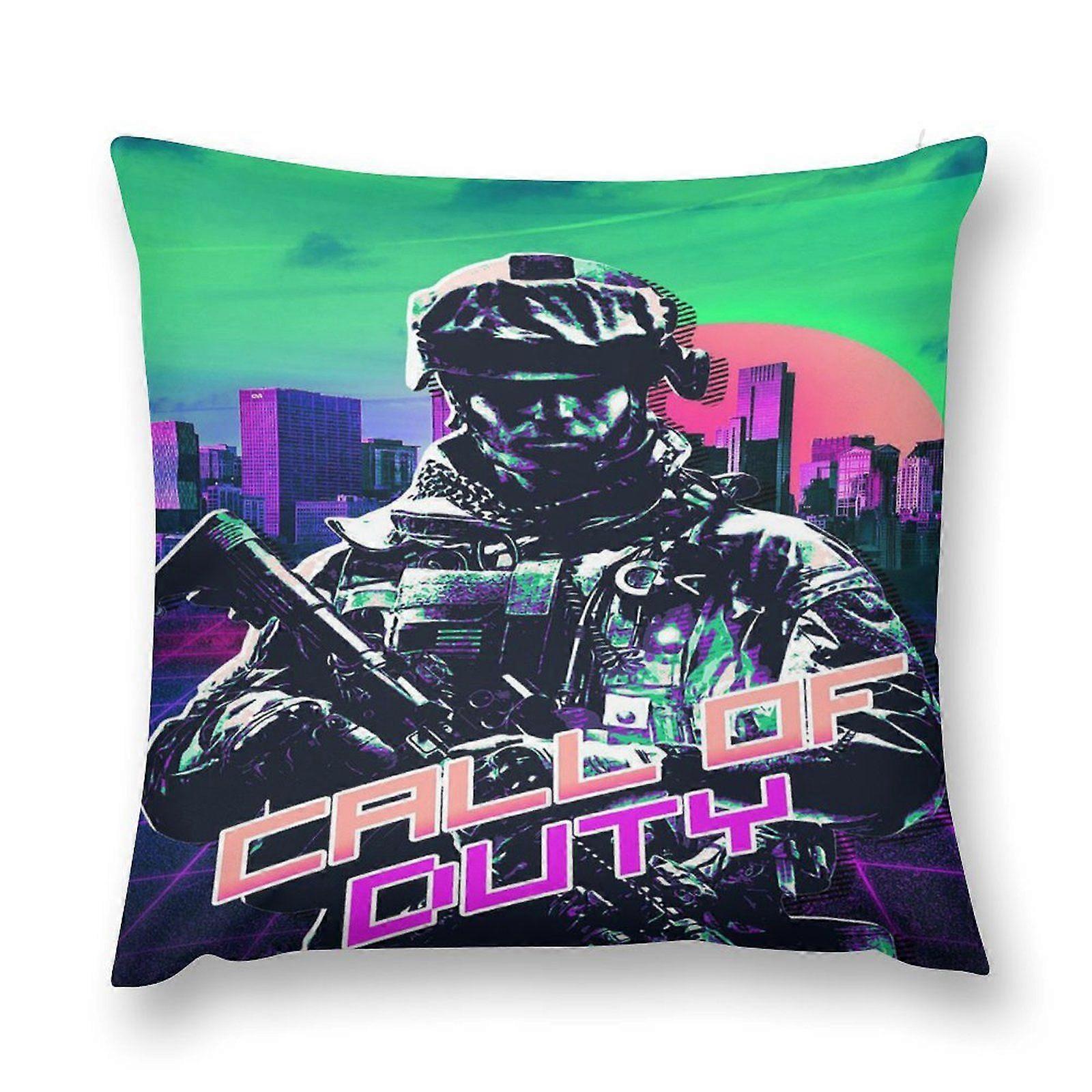 i249 Call Of Duty Plush Pillow Case Throw Multisize Ultra-comfortable Pillowcase Cushion Anti-fouling Protective Cases FFg249