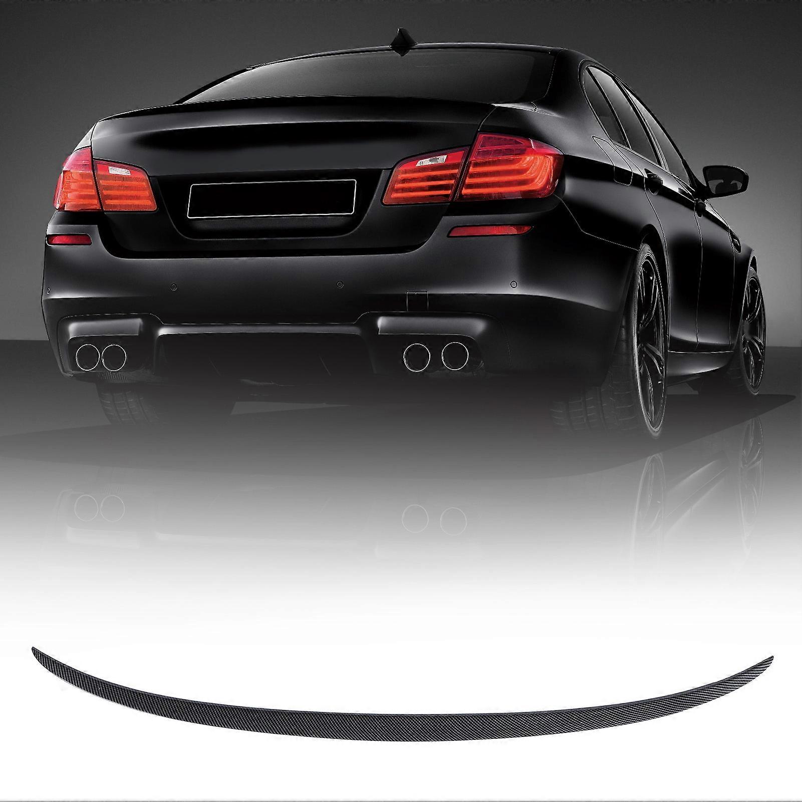 Car Rear Spoiler Carbon Fiber Pattern For M5 Style Trunk Spoiler Wing Extension Fit For 5 Series G30 Sedan 2017-2023 