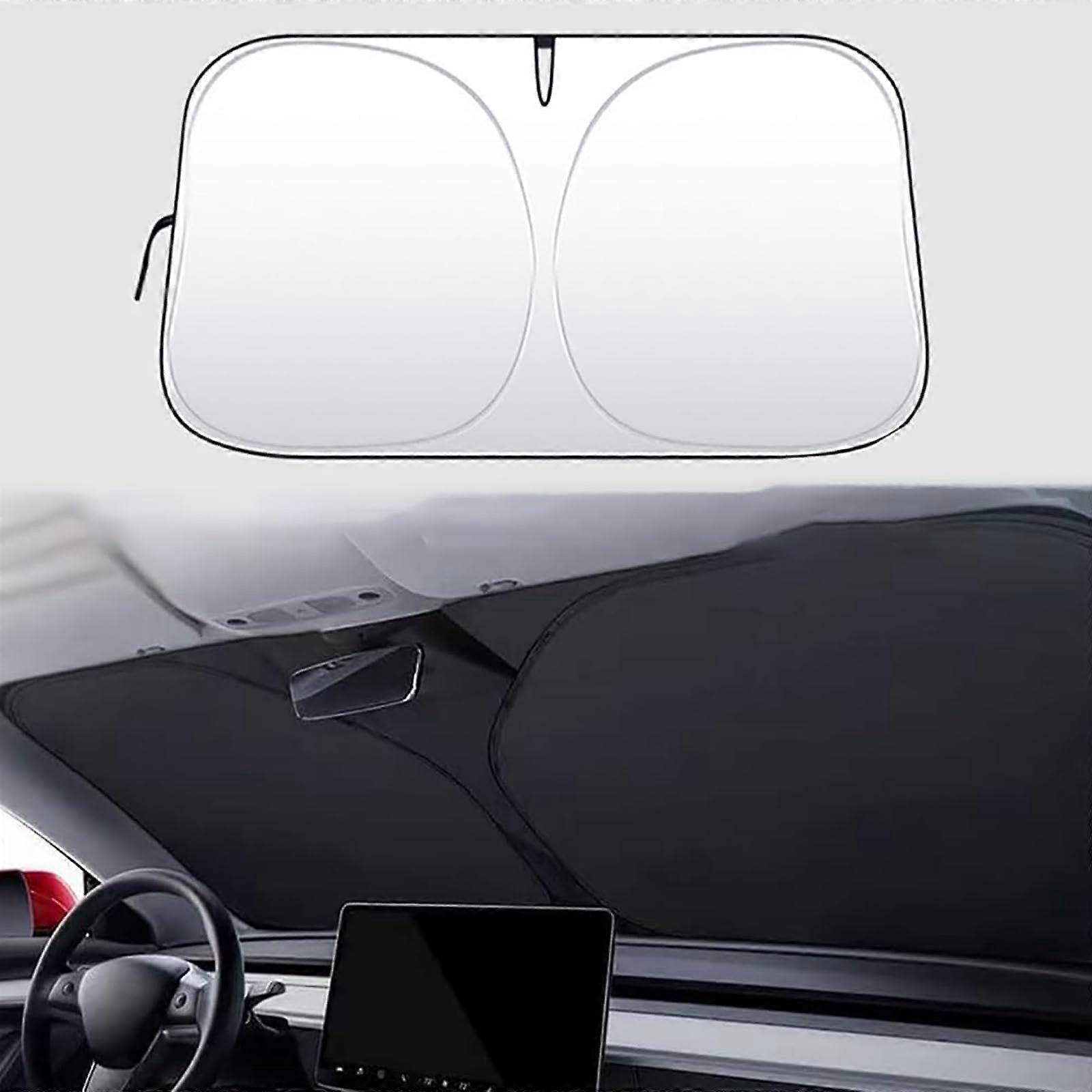 Car Windshield Sun Shade 20182020 Front Window Visor Foldable UV Blocking Heat Insulation Silver