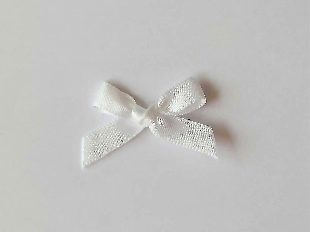 For 20pcs 3cm Satin Bows Random Colors
