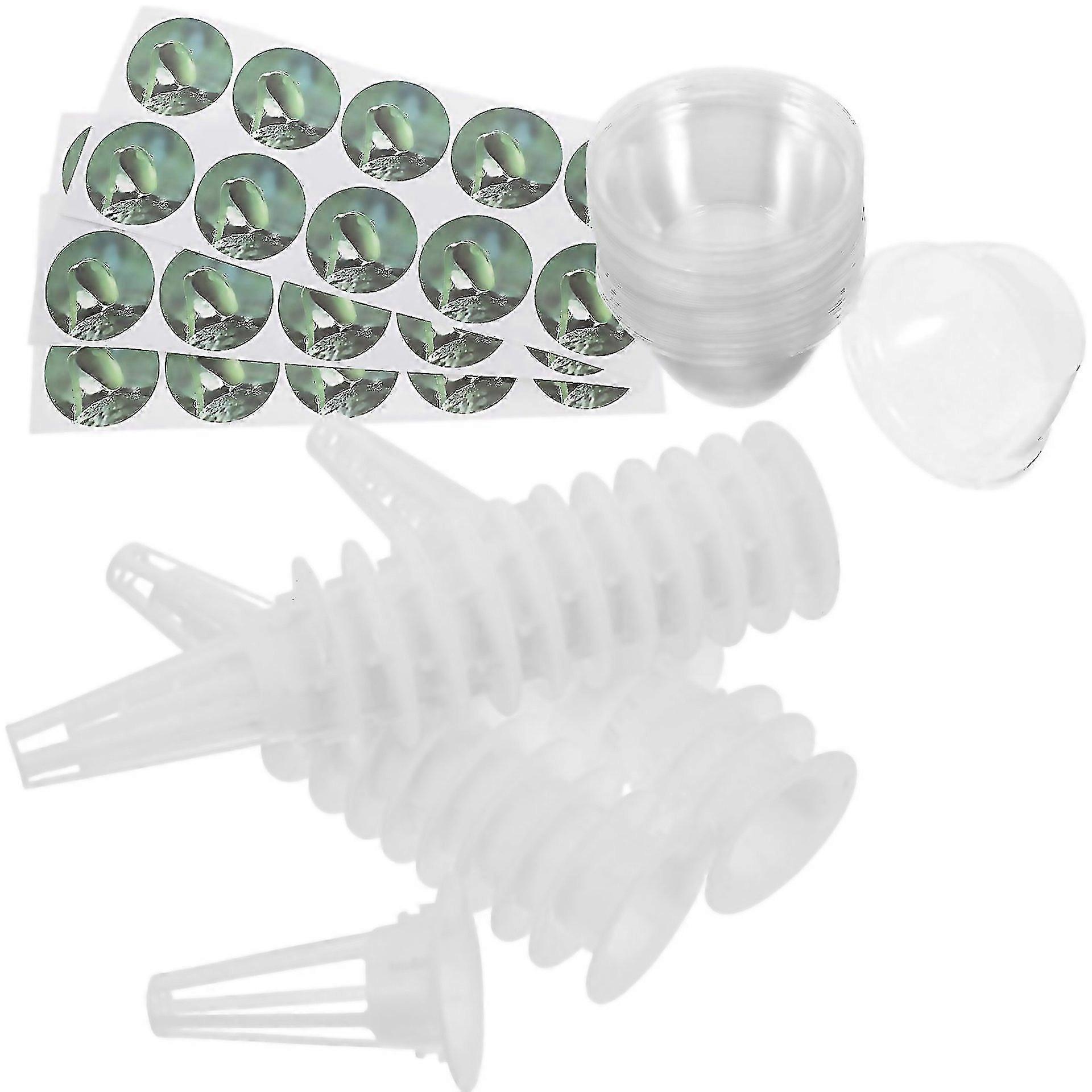 For 30sets Hydroponic Accessories Set Transparent Insulation Domes For Indoor Growing Systems For Pl