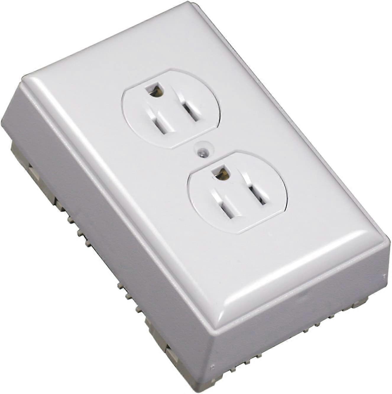 Legrand NMW2-D Nonmetallic Plastic Raceway for Extending Power, Outlet Kit with Wall Plate, Ivory (1 Pack)