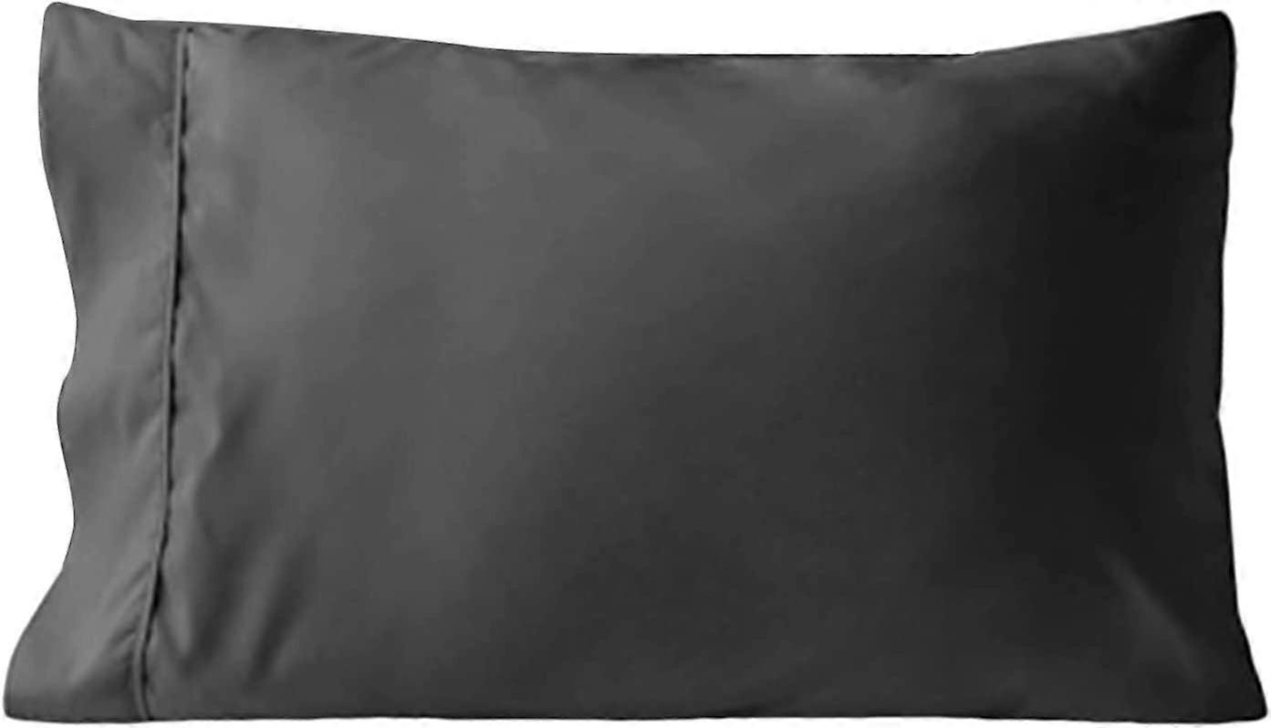 Color Pillowcase Protective Fashionable Ultra-Soft Envelope Thick Sleep Pillowcase Compatible with Sofa Dark Gray