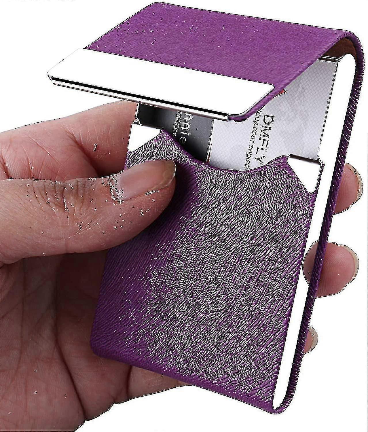 名刺ホルダー-プーレザー名刺ホルダー