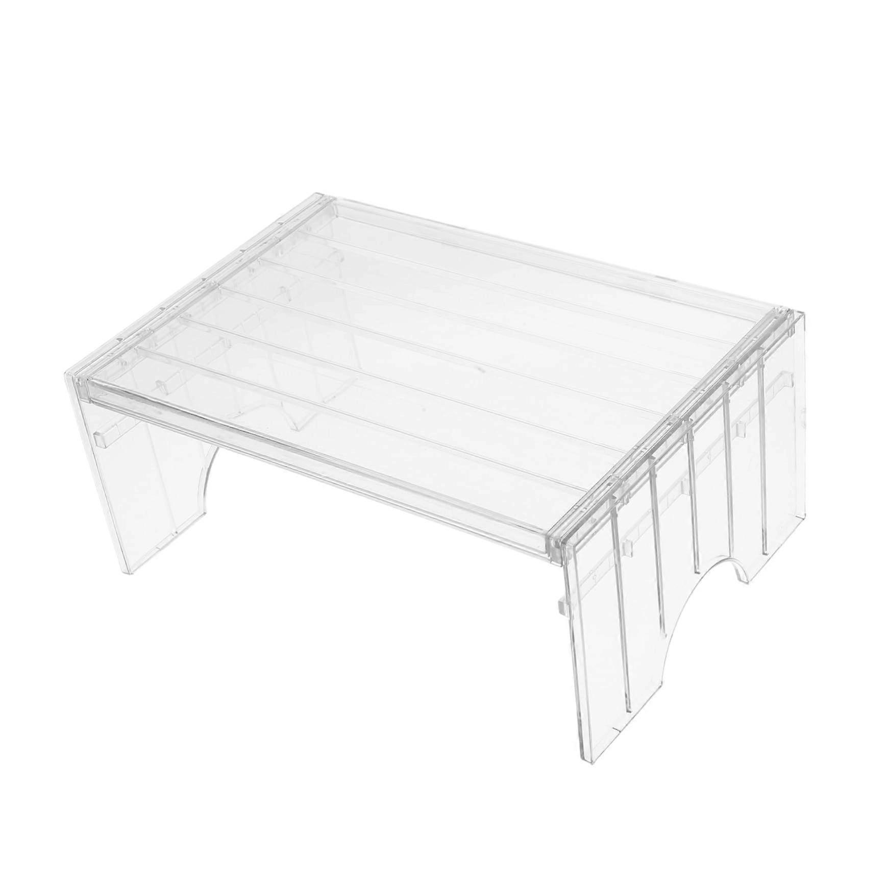 Shelf Riser Expandable Shelf Dividers For Refrigerator Freezer PET Transparent Organizer Space Saving