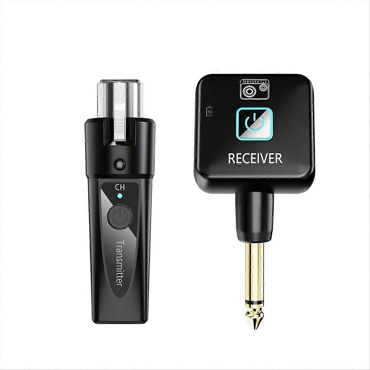 Transmitter and Receiver Rechargeable Signal Adapter Wireless Mic Adapter for Audio Mixer Electric